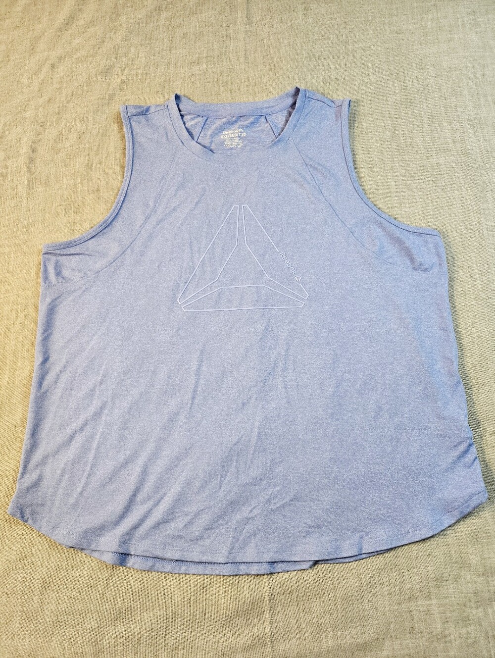 eebok Women's XXL Performance Tank Top Graphic Blue/Purple Sleeveless Workout